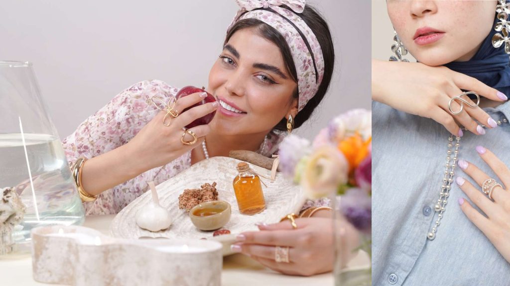 جذاب‌ترین ست‌های بدلیجات برای عکاسی اینستاگرامی؛ درخشیدن جلوی دوربین با خانه اکسسوری کیان