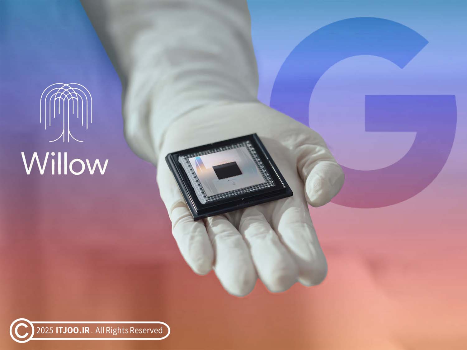 تراشه کوانتومی گوگل ویلو - Google willow quantum processor