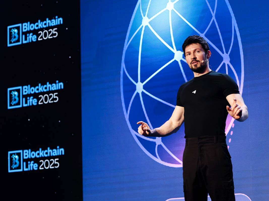 پاول دورف همایش بلاکچین لایف 2025