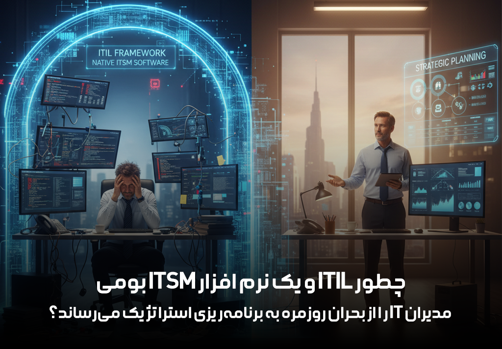 چطور ITIL و یک نرم افزار ITSM بومی، مدیران IT را از بحران روزمره به برنامه‌ریزی استراتژیک می‌رساند؟