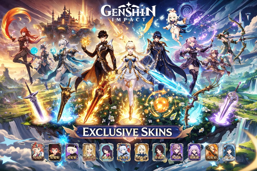 چگونه اسکین‌های جدید گنشین را بدون داشتن مسترکارت بخریم؟